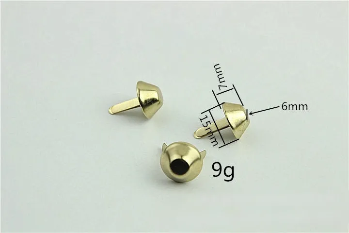 Claw Cone Spike Nailhead Stud Rivet Spots 10 12 15mm Bags Dog Collar Clothes Shoes Belt Apparel Decoration Accessories Supplies