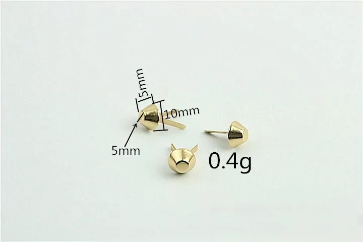 Claw Cone Spike Nailhead Stud Rivet Spots 10 12 15mm Bags Dog Collar Clothes Shoes Belt Apparel Decoration Accessories Supplies