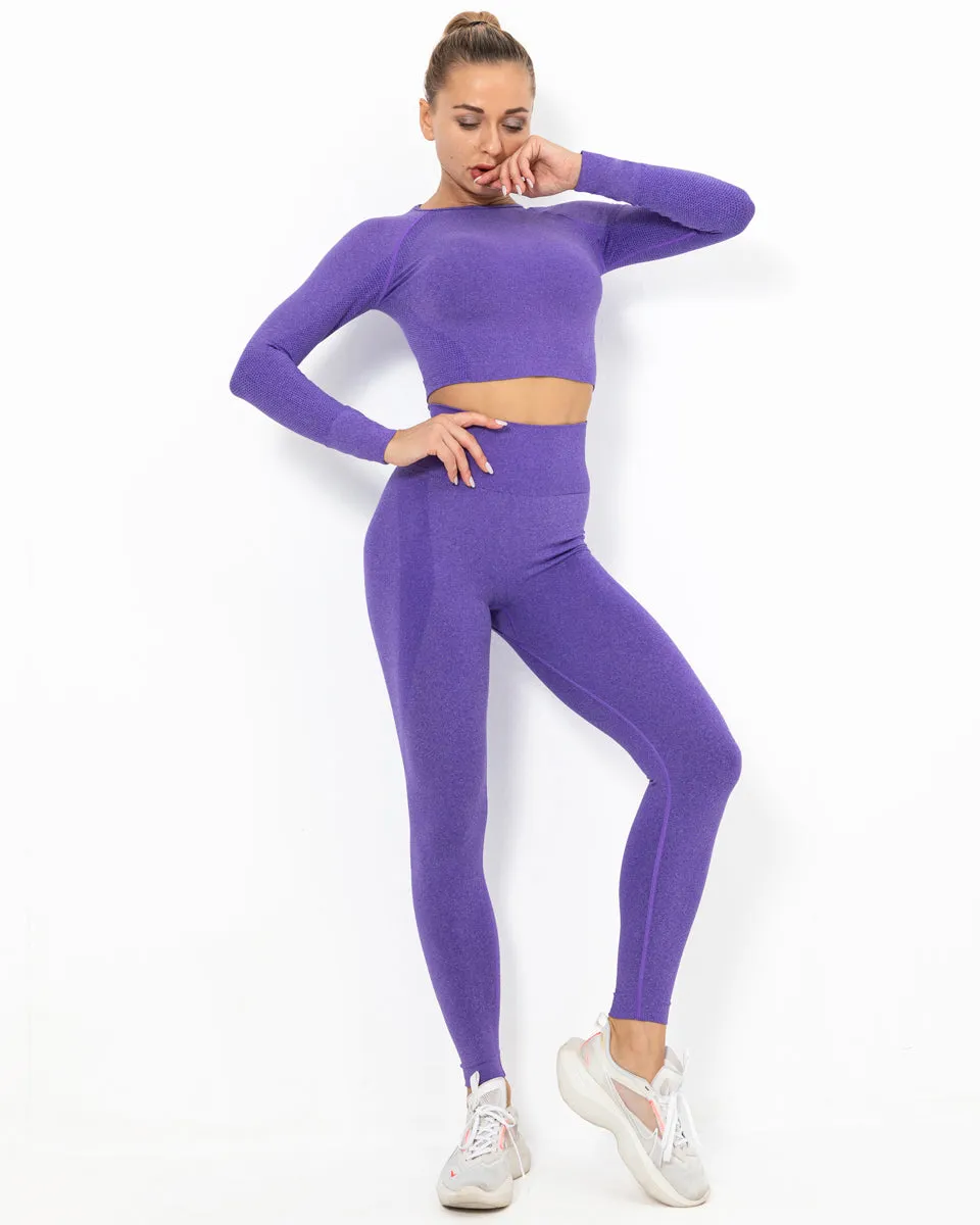 Felicity Seamless Leggings - Purple