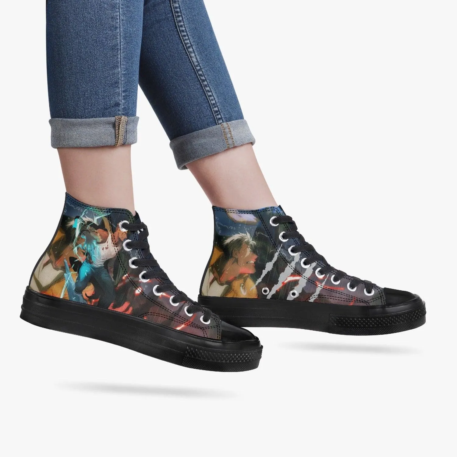 Fullmetal Alchemist Scar A-Star High Anime Shoes