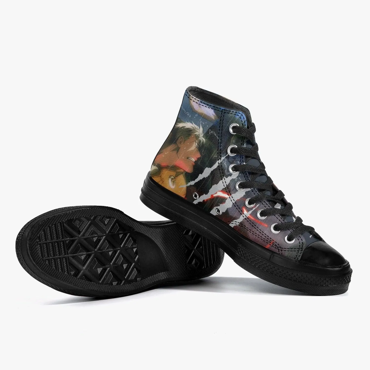 Fullmetal Alchemist Scar A-Star High Anime Shoes