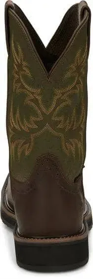 JUSTIN BOOTS - Keavan Safety Toe, Dark Brown