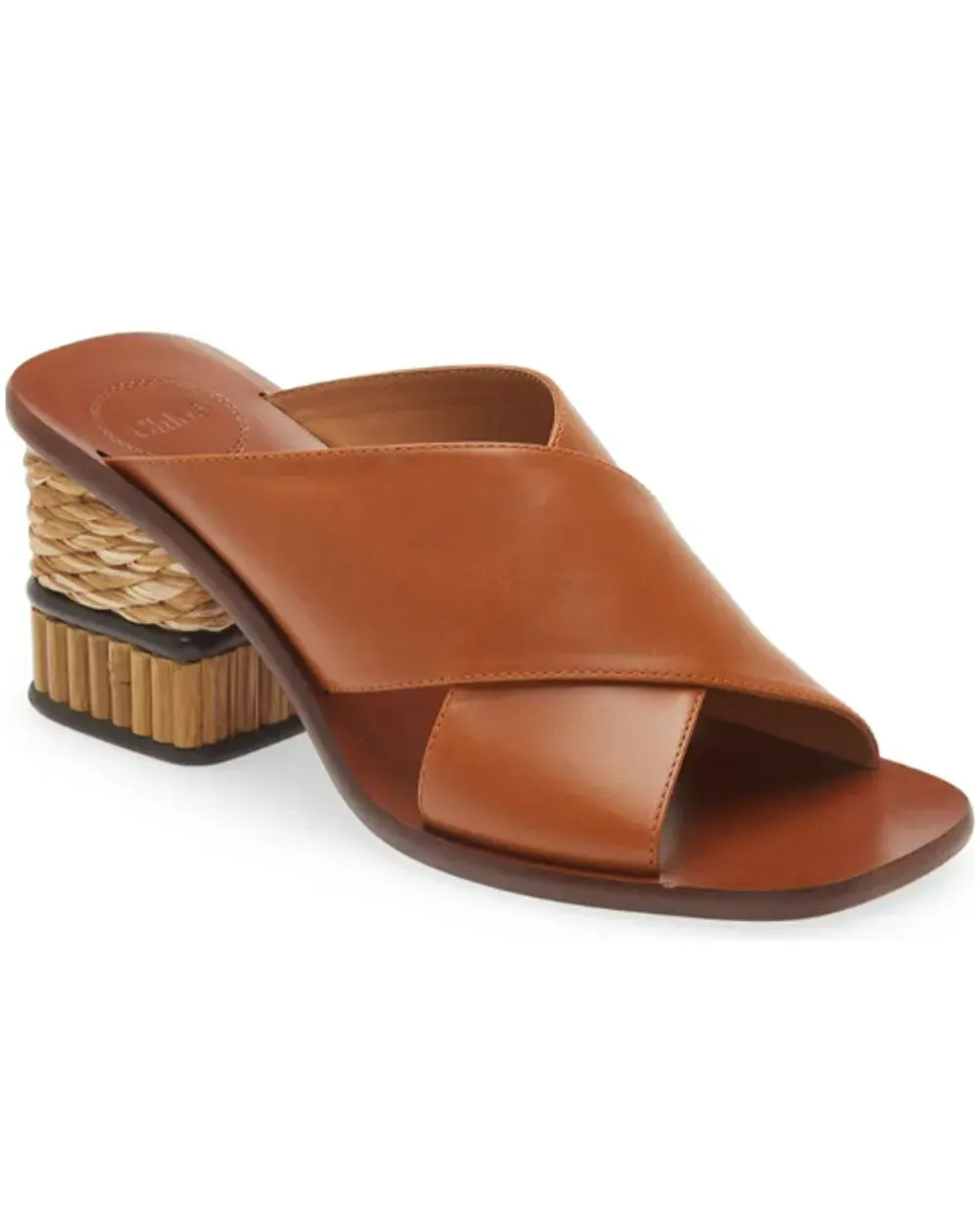 Laia Criss Cross Sandal in Ochre
