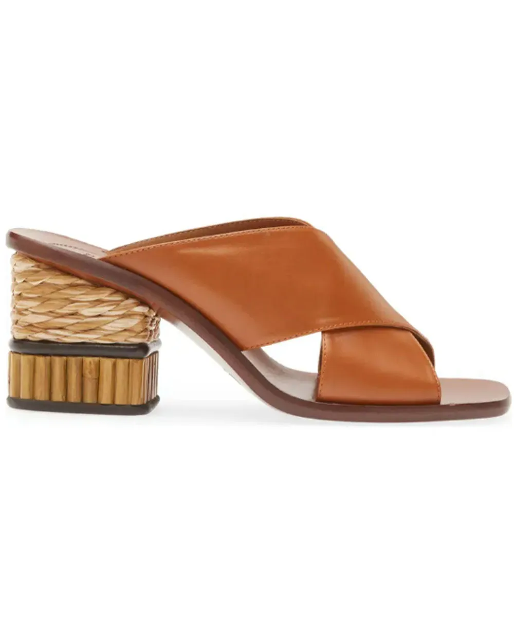 Laia Criss Cross Sandal in Ochre