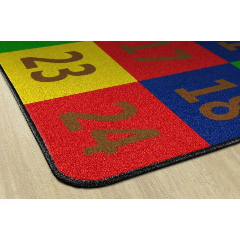 Number Seating Rug