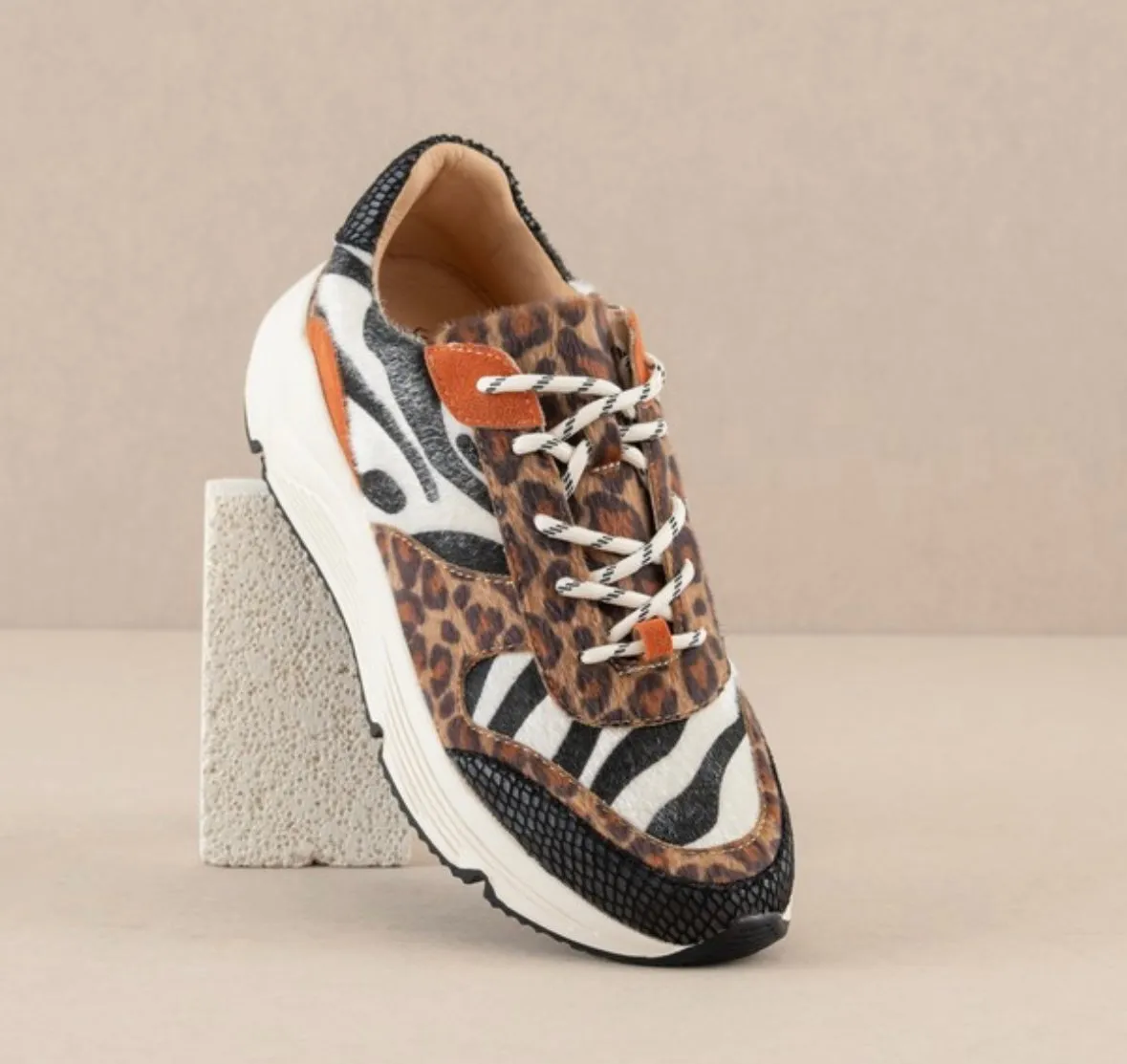 Penelope Animal Print Sneaker