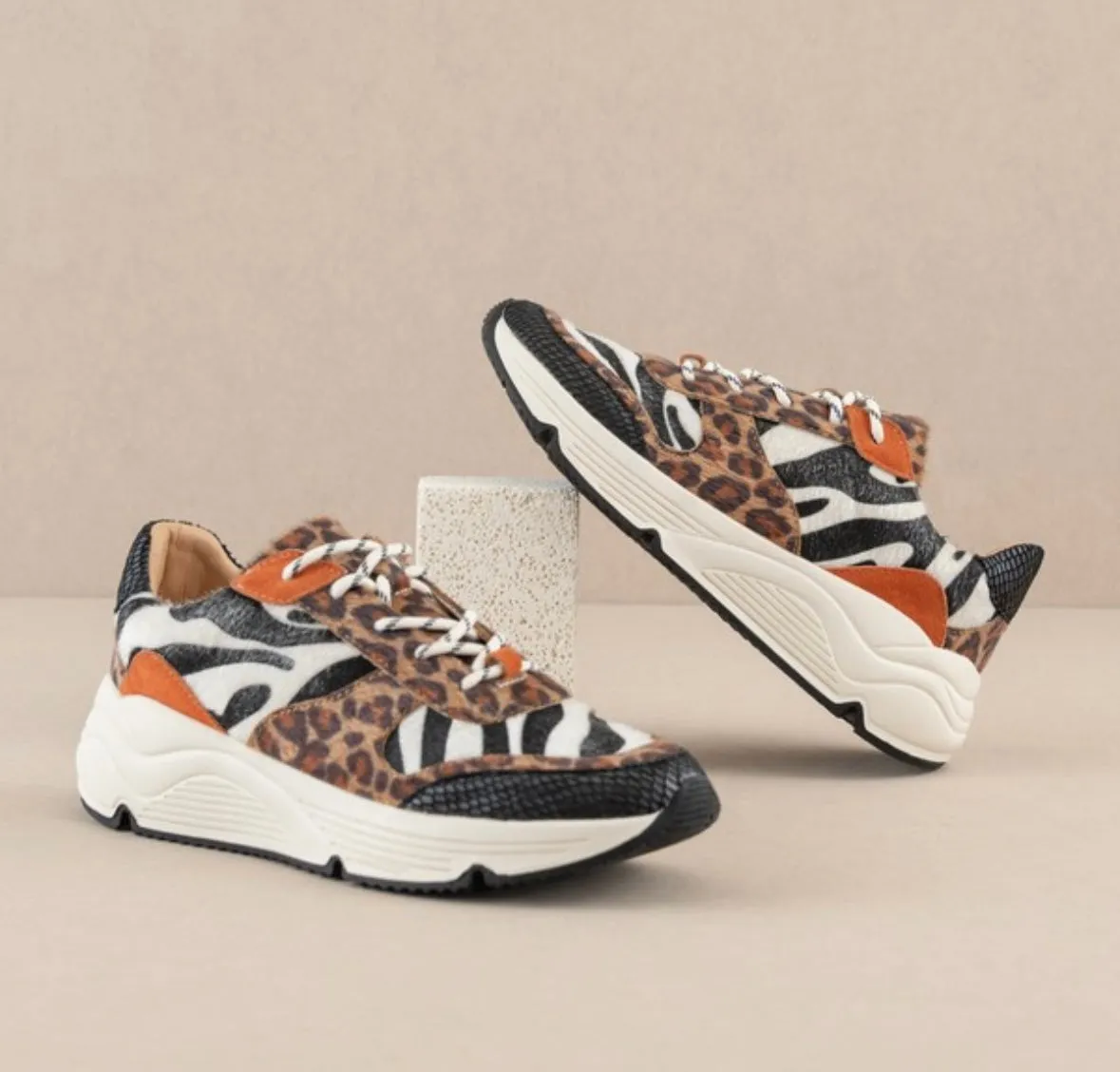 Penelope Animal Print Sneaker