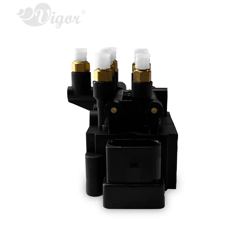 VIGOR Air Suspension Compressor Valve Block Compatible with Audi Q7/Q8 and Bentley Bentayga Car, OEM Number 4M0616013A, 4M0616013B, 4M0616005F