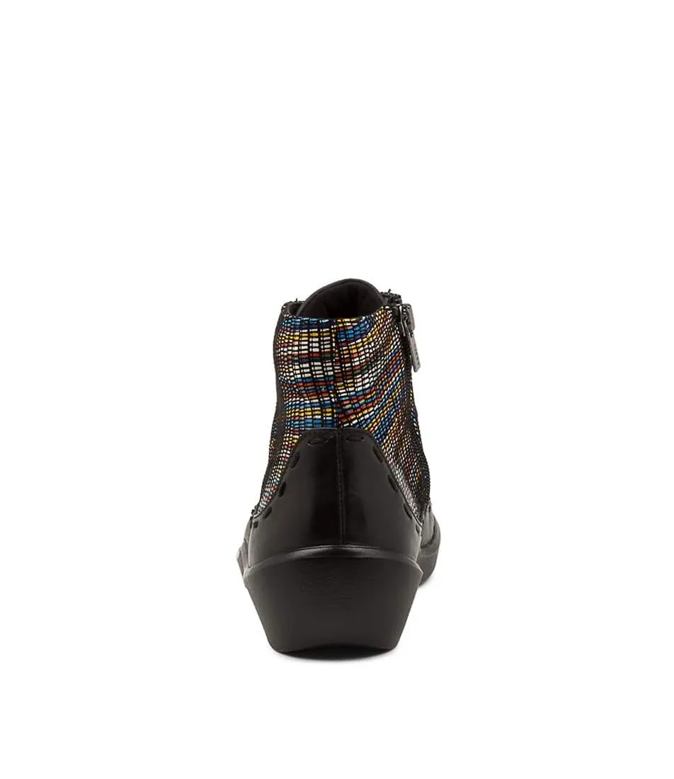 ZIERA ALEXIA BLACK BRIGHT MULTI